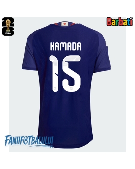 Japonia Daichi Kamada #15 Tricou Fotbal Replică Mondial 2026 Barbati Acasa Japonia Daichi Kamada #15 Tricou Fotbal Replică Mondial 2026 Barbati Acasa